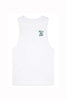 Pretty Rad Store MUSCLE TEE PRS DISTORT MUSCLE TEE - WHITE/GREEN