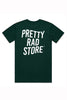 Pretty Rad Store TEES PRS DISTORT TEE - PINE GREEN