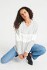 ROLLAS JUMPER ROLLAS SPLIT LOGO SWEATER - GREY MARLE