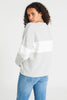 ROLLAS JUMPER ROLLAS SPLIT LOGO SWEATER - GREY MARLE