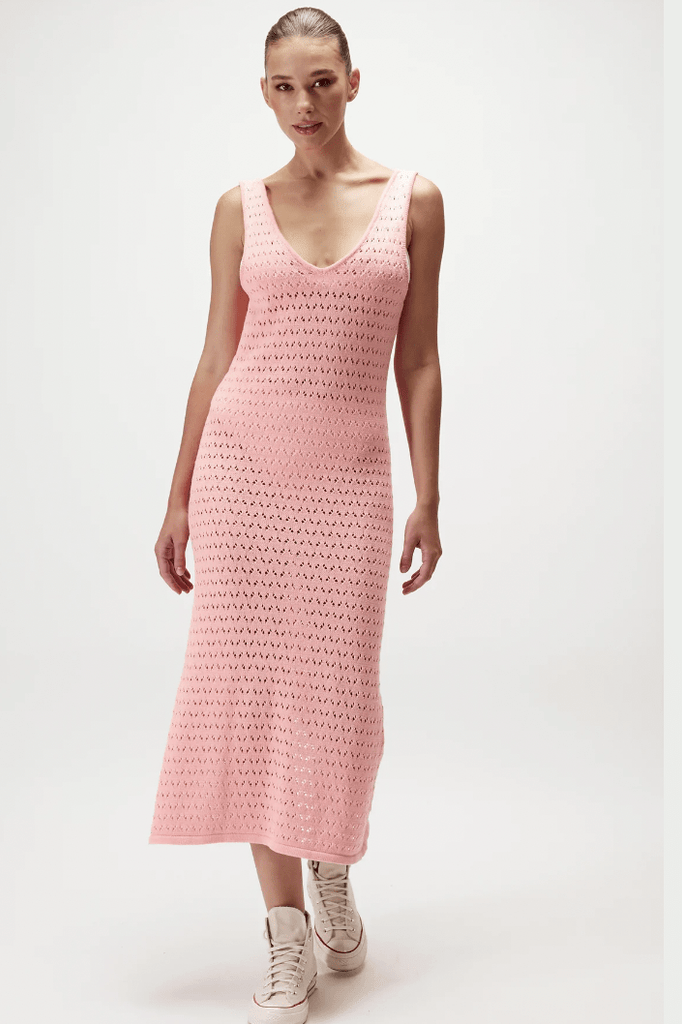 RUE STIIC DRESSES RUE STIIC ALINA KNIT DRESS - ORCHID PINK
