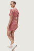 RUE STIIC DRESSES RUE STIIC BLAKE KNIT MINI DRESS - PINK/RED/GOLD
