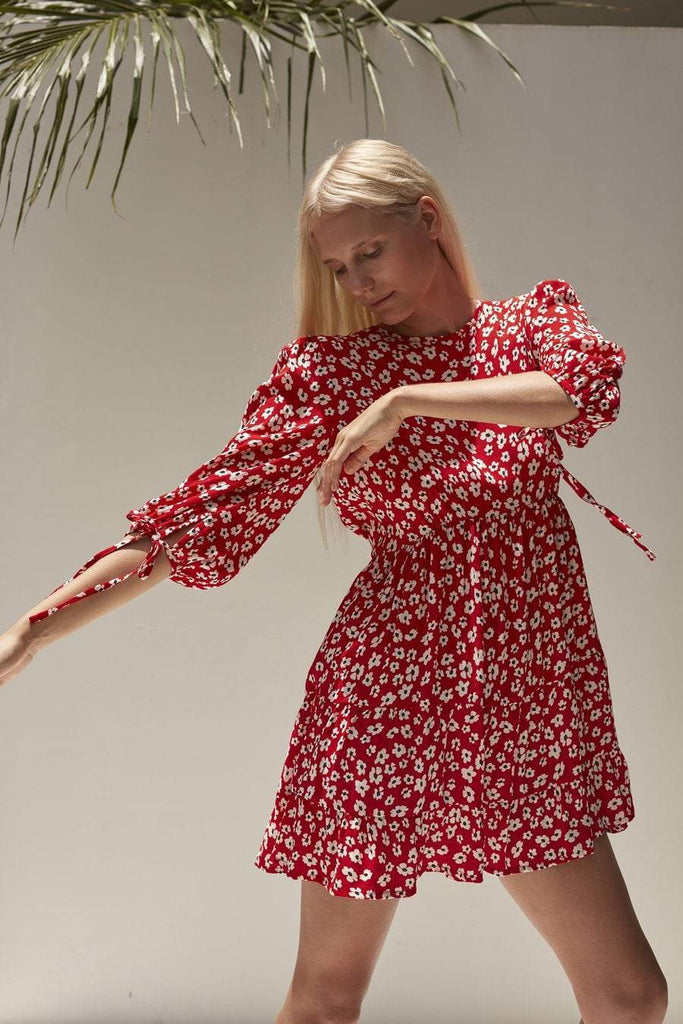 RUE STIIC DRESSES RUE STIIC BRYNN MINI DRESS - COSMOS FLORA