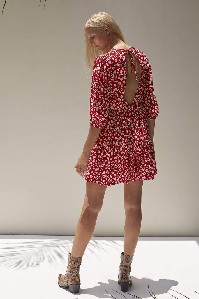 RUE STIIC DRESSES RUE STIIC BRYNN MINI DRESS - COSMOS FLORA