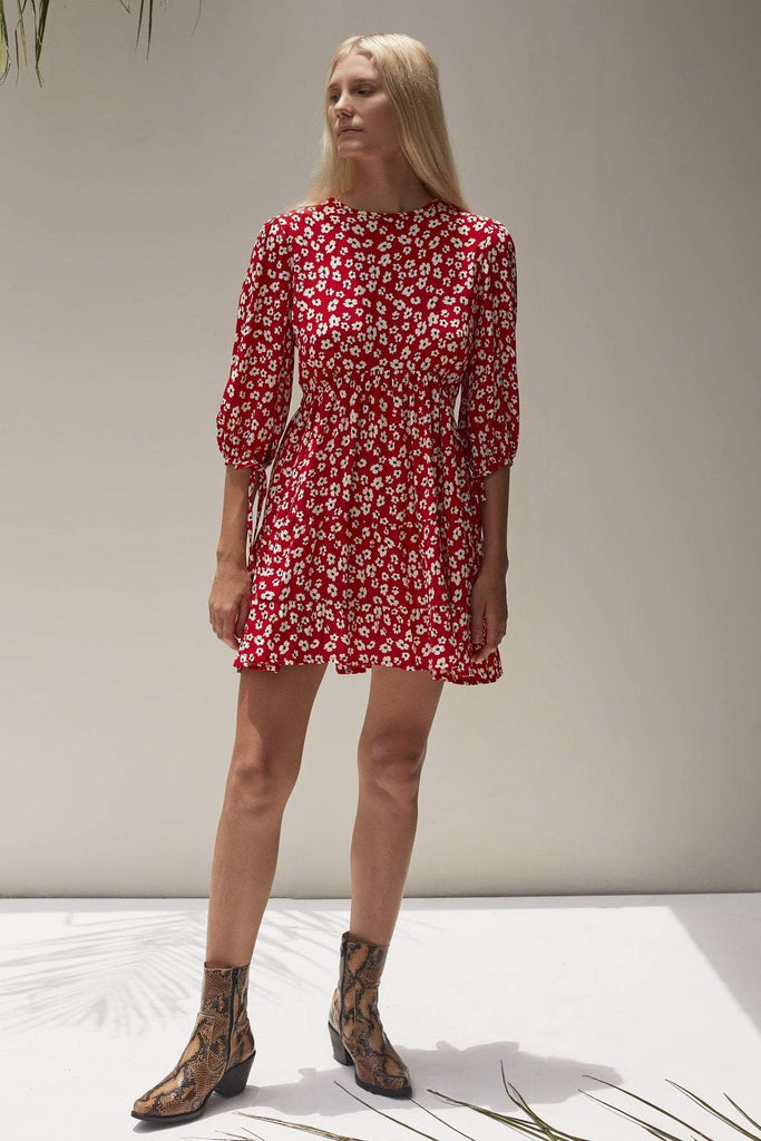RUE STIIC DRESSES RUE STIIC BRYNN MINI DRESS - COSMOS FLORA