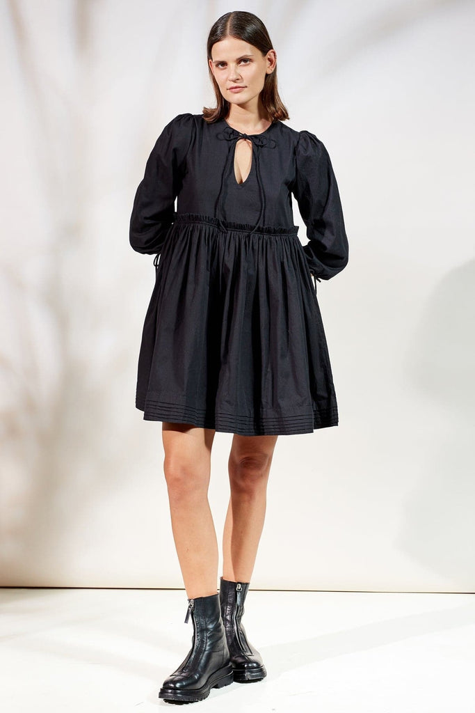 RUE STIIC DRESSES RUE STIIC HUNTER MINI DRESS - BLACK