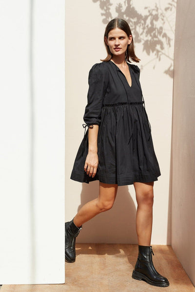 RUE STIIC DRESSES RUE STIIC HUNTER MINI DRESS - BLACK