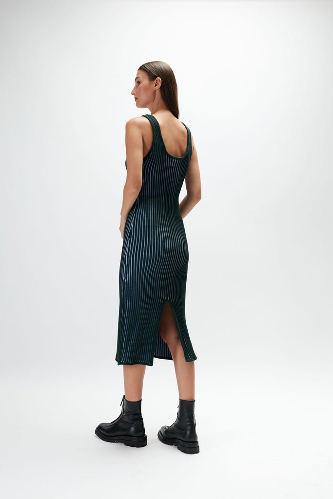 RUE STIIC DRESSES RUE STIIC MOLLY KNIT DRESS - TEAL SKY BLUE