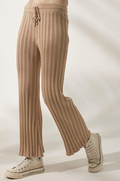 RUE STIIC LADIES PANTS RUE STIIC ZAHARA KNIT PANT - LATTE