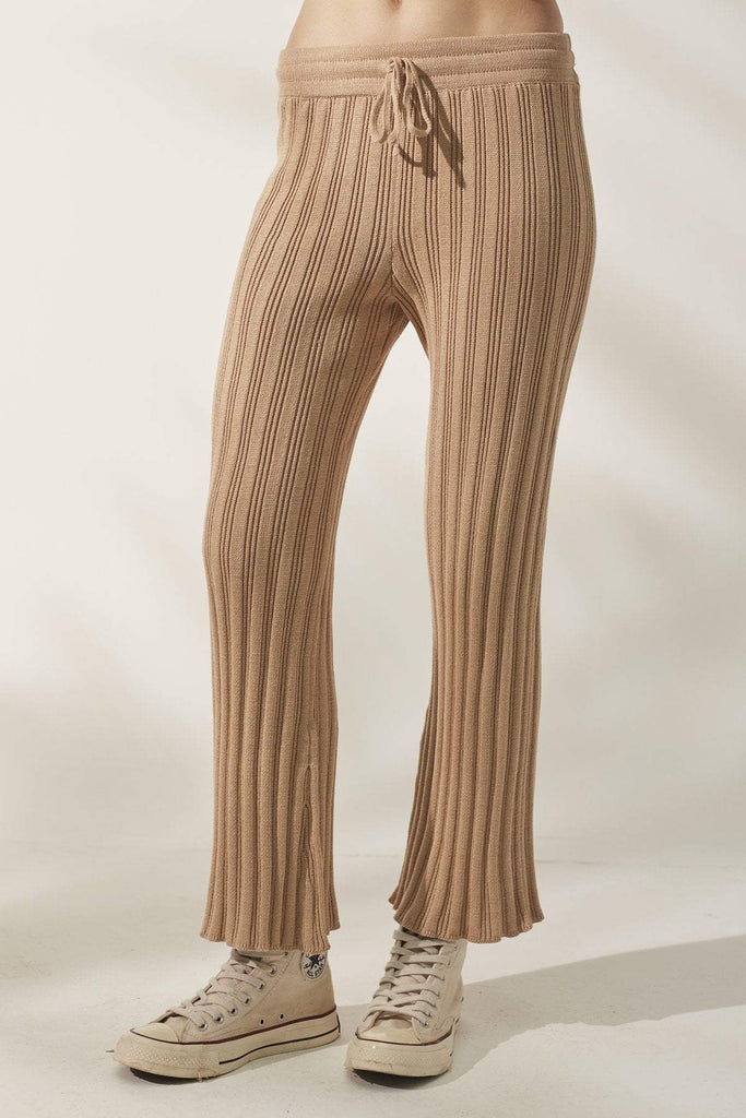RUE STIIC LADIES PANTS RUE STIIC ZAHARA KNIT PANT - LATTE