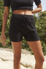 RUE STIIC LADIES SHORTS RUE STIIC EVY KNIT SHORT - BLACK