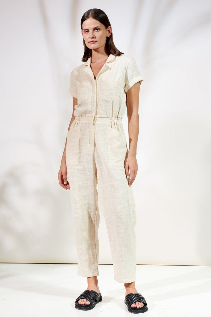 RUE STIIC PLAYSUIT RUE STIIC BEX WORKSUIT - BISCUIT