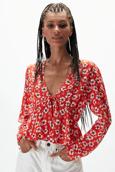 RUE STIIC TOPS RUE STIIC KEIRA TOP - OH MY BLOSSOM FLORAL