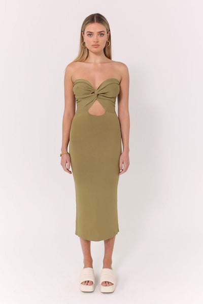 SNDYS DRESSES SNDYS THE LABEL MAIA DRESS -  KHAKI