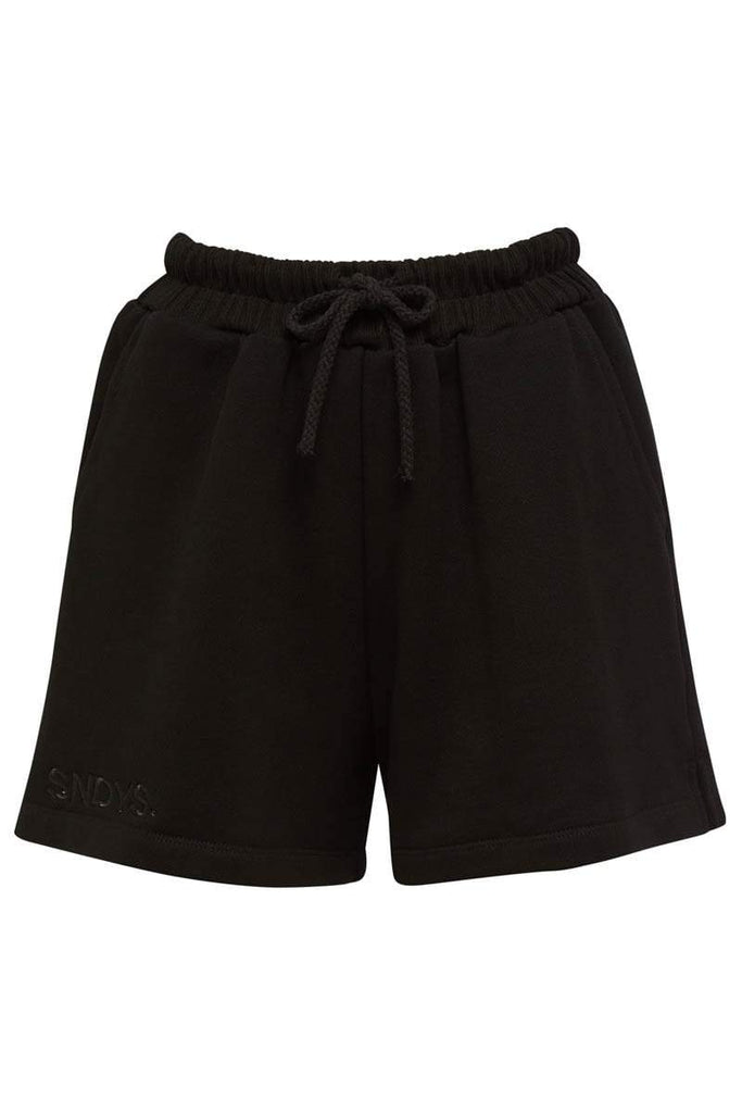 SNDYS LADIES SHORTS SNDYS THE LABEL FLIX SHORTS - BLACK