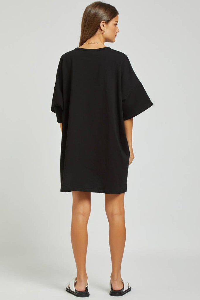 SNDYS TOPS SNDYS THE LABEL NIKO TEE - BLACK