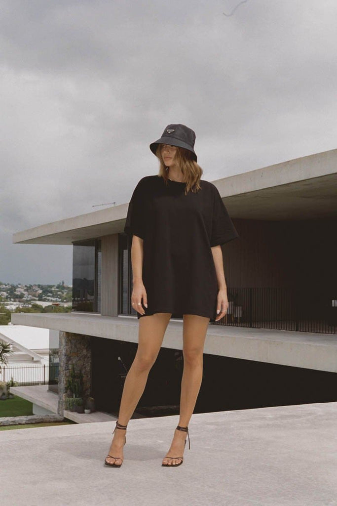SNDYS TOPS SNDYS THE LABEL NIKO TEE - BLACK