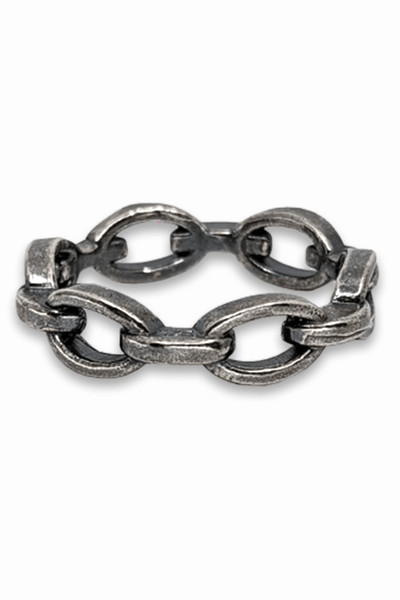 SUE THE BOY JEWELLERY SUE THE BOY CHAIN RING - 925 STERLING SILVER
