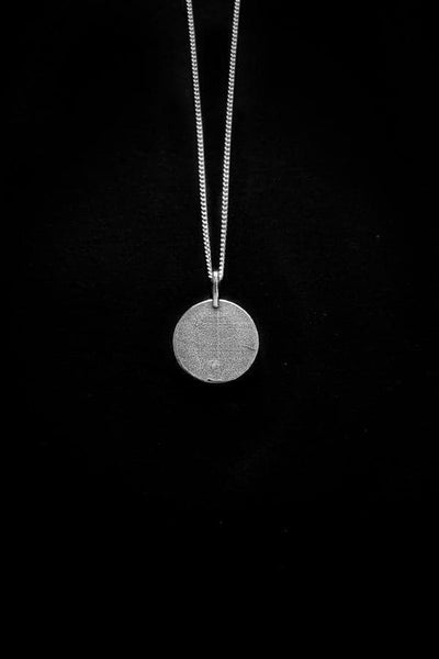 SUE THE BOY JEWELLERY ONE SIZE SUE THE BOY CIRCLE PENDANT - 925 STERLING SILVER