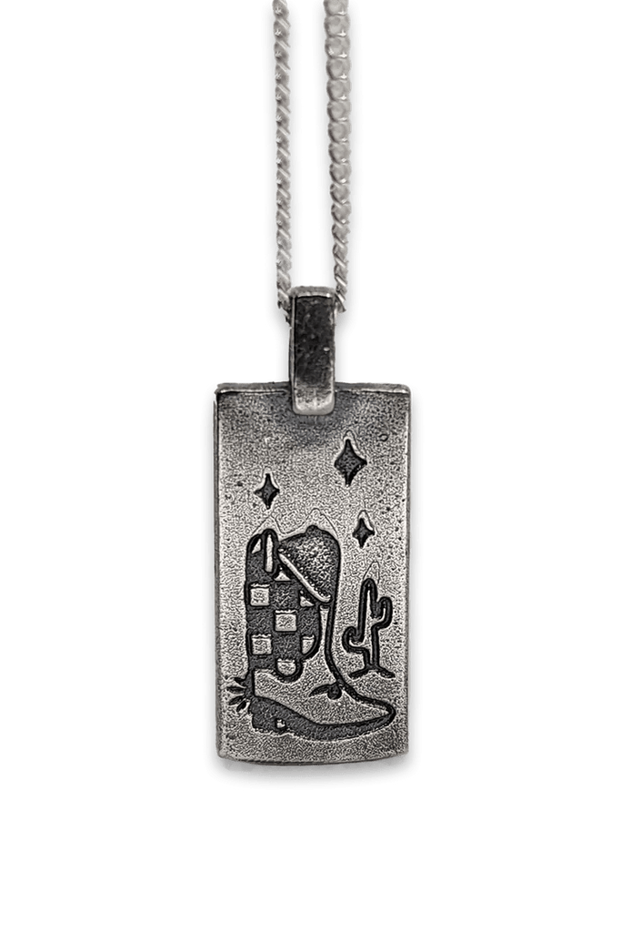 SUE THE BOY JEWELLERY ONE SIZE SUE THE BOY COSMIC BOOT PENDANT - 925 STERLING SILVER