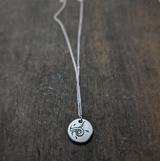 SUE THE BOY JEWELLERY SUE THE BOY HEAD + TAILS NECKLACE - 925 STERLING SILVER