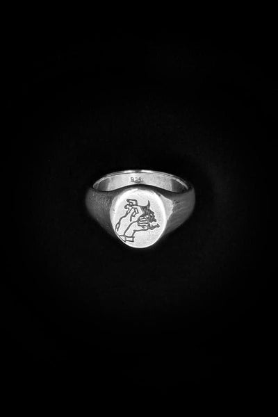 SUE THE BOY JEWELLERY SUE THE BOY SHADOW PLAY RING - 925 STERLING SILVER