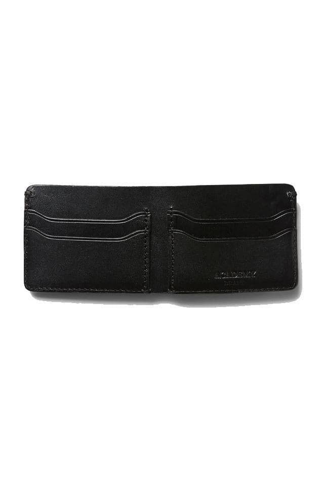 The Academy Brand WALLET O/S THE ACADEMY BRAND LEATHER WALLET - BLACK