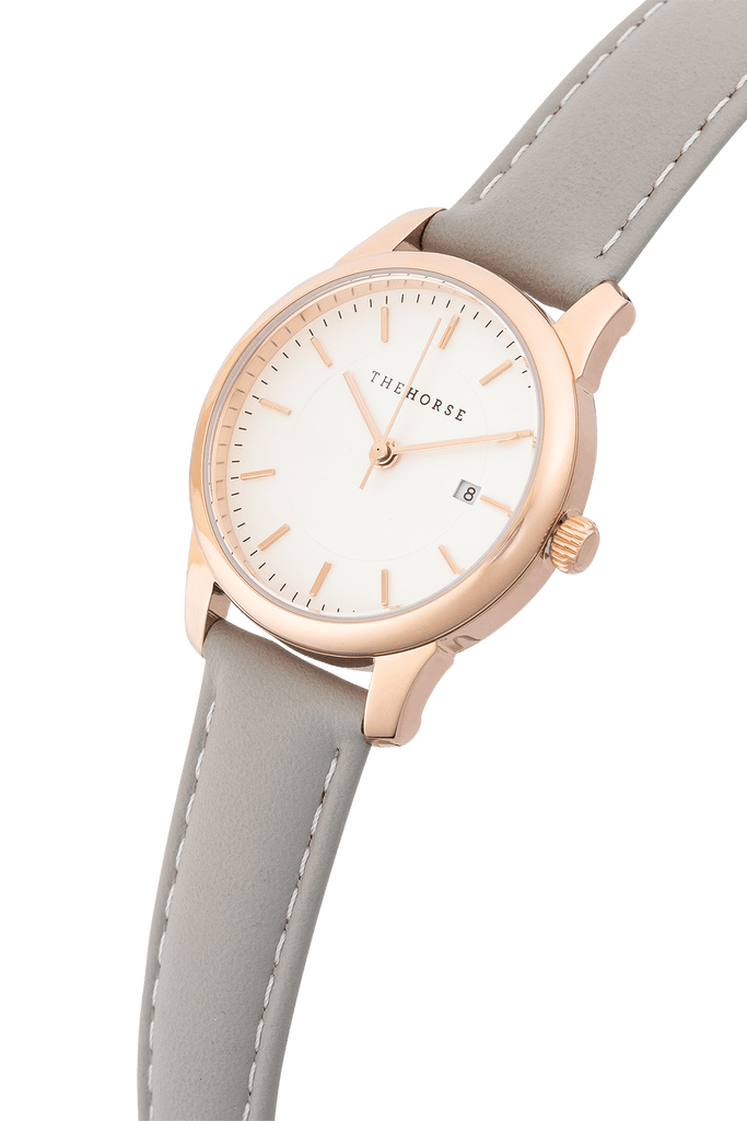 THE HORSE WATCHES THE HORSE IVY GIRL WATCH - GREY/ROSE GOLD