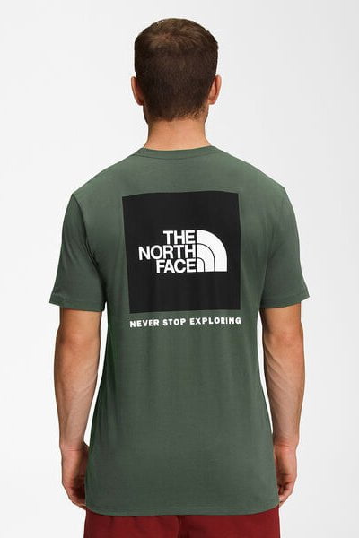 THE NORTH FACE MENS T-SHIRTS THE NORTH FACE BOX NSE TEE - THYME/BLACK