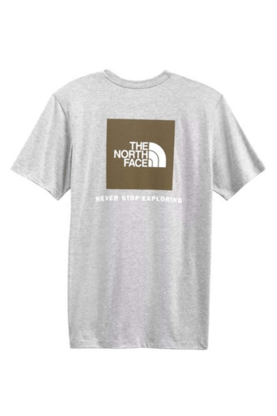 THE NORTH FACE TEES THE NORTH FACE BOX NSE TEE - GREY/OLIVE