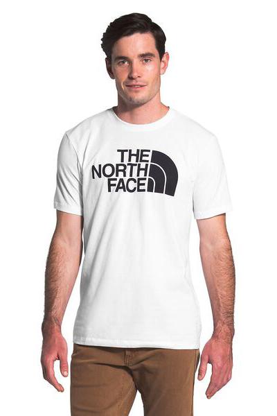 THE NORTH FACE TEES THE NORTH FACE HALF DOME TEE - WHITE