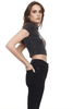 THE PEOPLE VS TOPS TPVS SOARING EAGLE RIB TEE - BLACK