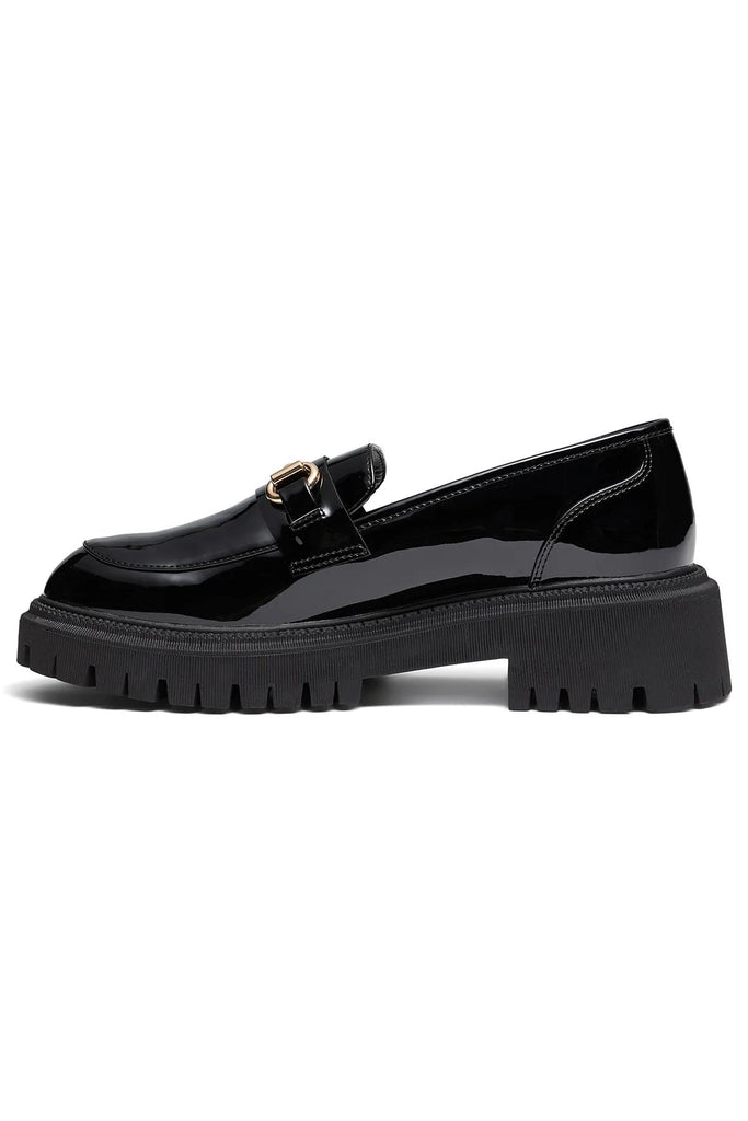 THERAPY SHOES LADIES FOOTWEAR THERAPY EXTRA LOAFER - BLACK PATENT