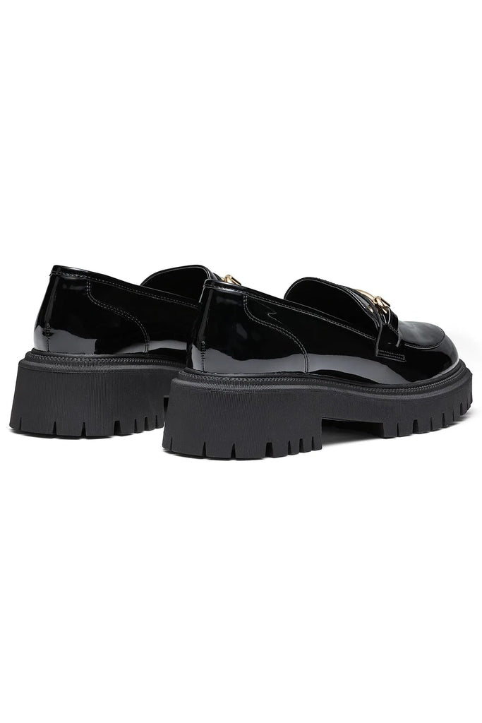 THERAPY SHOES LADIES FOOTWEAR THERAPY EXTRA LOAFER - BLACK PATENT