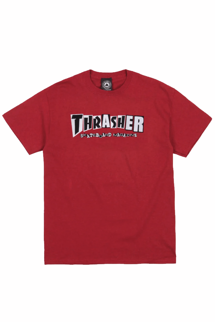THRASHER X BAKER TEE RED Pretty Rad Store