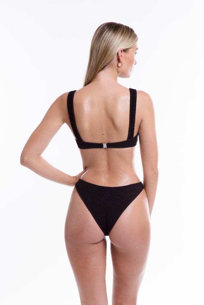 TJ SWIM SWIMWEAR TJ SWIM ISLA BOTTOMS - BLACK