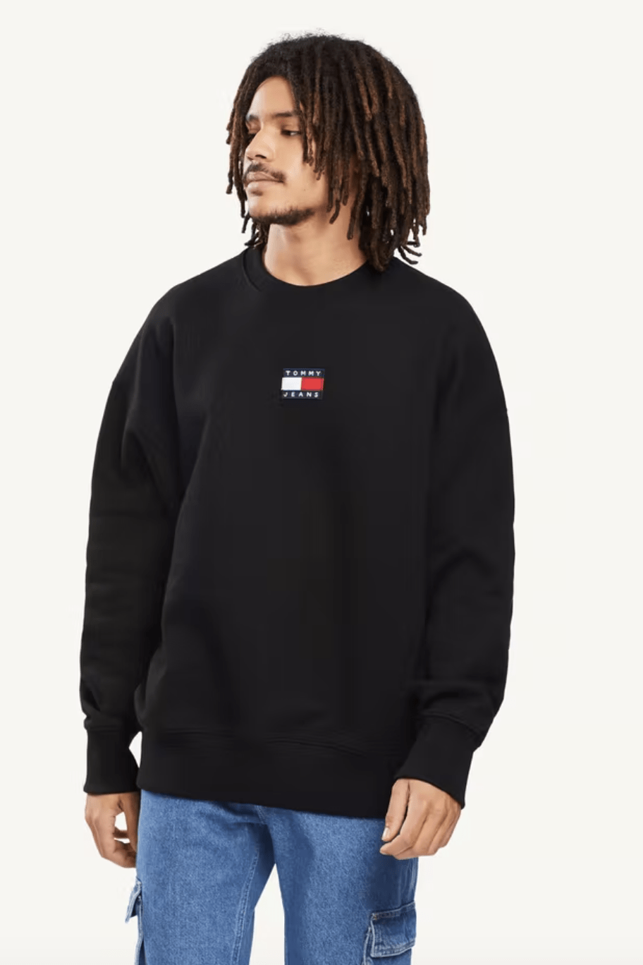 Tommy badge 2024 crew neck sweatshirt