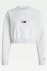 TOMMY JEANS CREW TOMMY JEANS COLLEGE LOGO CREW - GREY