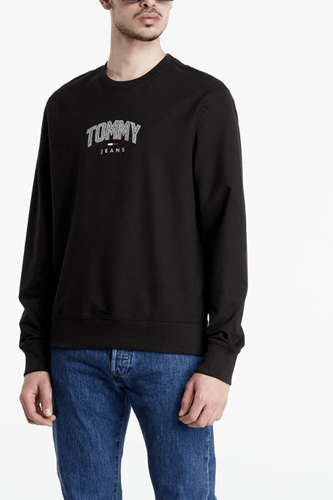 TOMMY JEANS Crew TOMMY JEANS CREW - BLACK