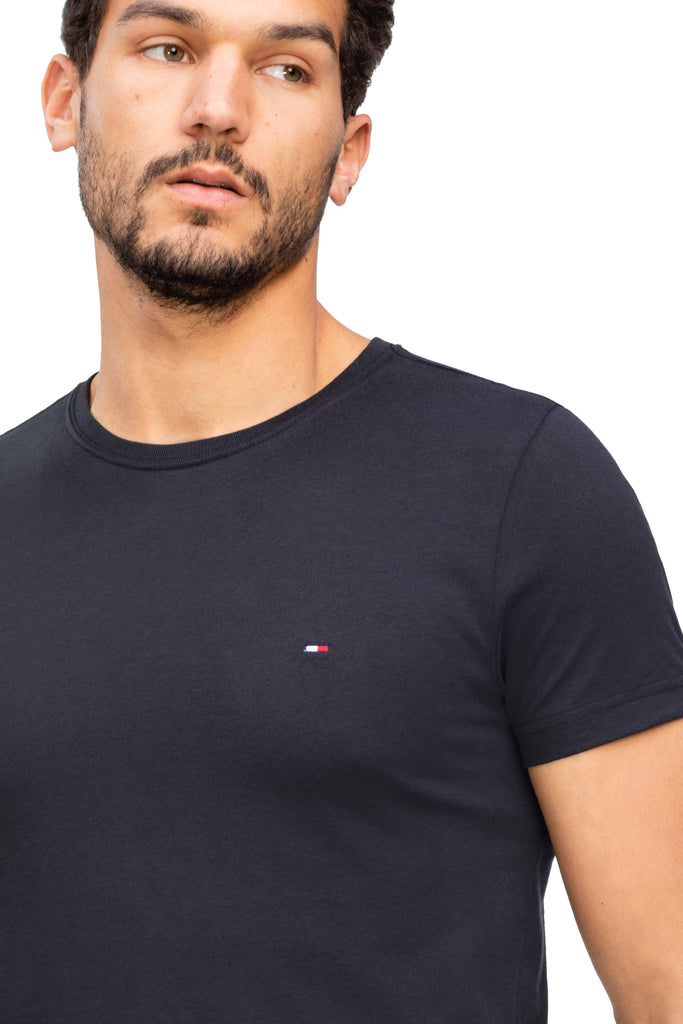 TOMMY JEANS TEES TOMMY HILFIGER ESSENTIAL CLASSIC TEE -  NAVY