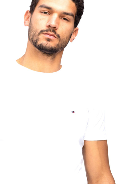 TOMMY JEANS TEES TOMMY HILFIGER ESSENTIAL CLASSIC TEE -  WHITE