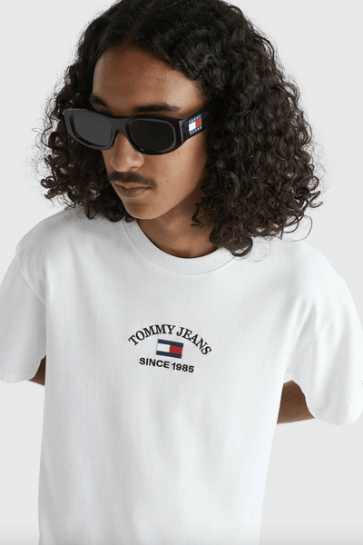 TOMMY JEANS TEES TOMMY JEANS CLASSIC TIMELESS TOMMY TEE - WHITE