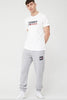TOMMY JEANS TEES TOMMY JEANS CORP LOGO TEE - WHITE