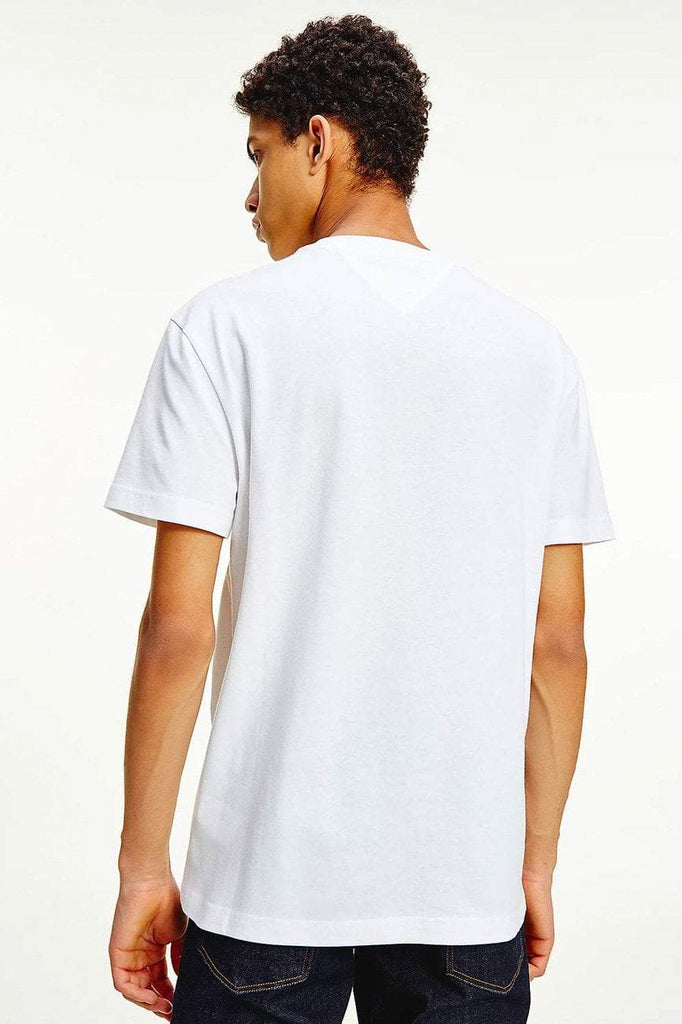 TOMMY JEANS TEES TOMMY JEANS TIMELESS SCRIPT TEE - WHITE