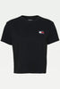 TOMMY JEANS TOPS TOMMY JEANS BADGE TEE - BLACK