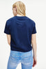TOMMY JEANS TOPS TOMMY JEANS BADGE TEE - NAVY