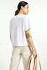 TOMMY JEANS TOPS TOMMY JEANS ESSENTIAL CROPPED LOGO TEE - WHITE