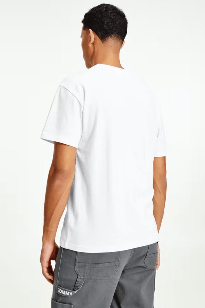TOMMY JEANS TOPS TOMMY JEANS ESSENTIAL GRAPHIC TEE 2 - WHITE