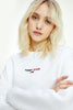 TOMMY JEANS TRACKPANTS TOMMY JEANS LINEAR CREWNECK - WHITE
