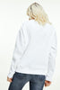 TOMMY JEANS TRACKPANTS TOMMY JEANS LINEAR CREWNECK - WHITE